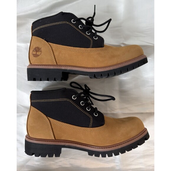 Mens Timberland Mid Lace-Up Chukka Wheat Boots Multicolor Size 7.5 main image 4